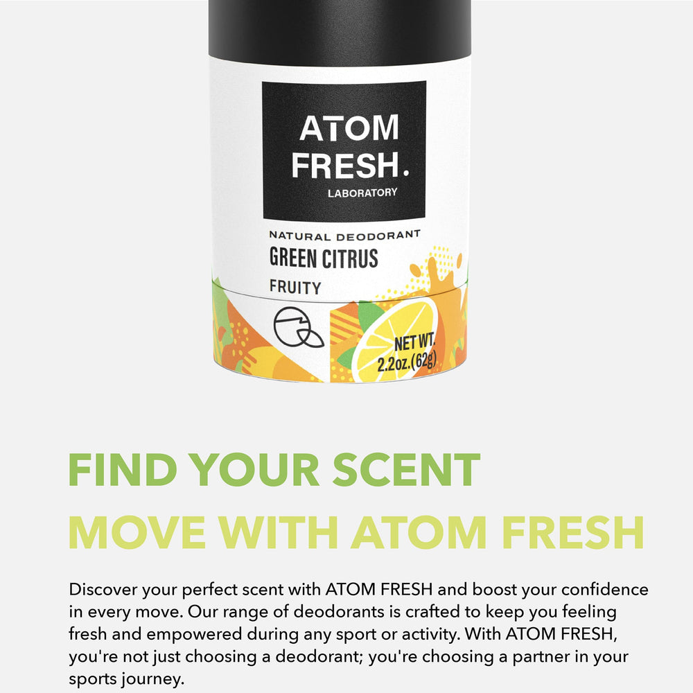 Atom Fresh | Gentle & Effective Natural Deo