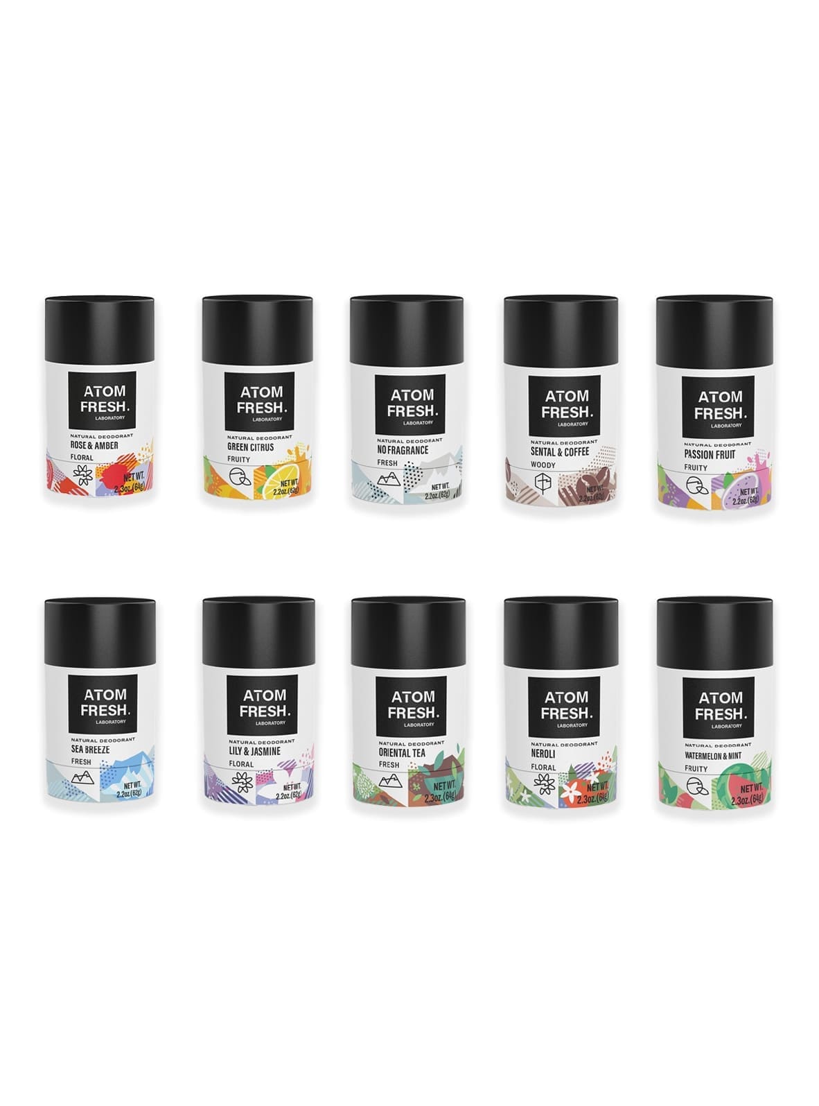 Deodorant 10 In 1 Set